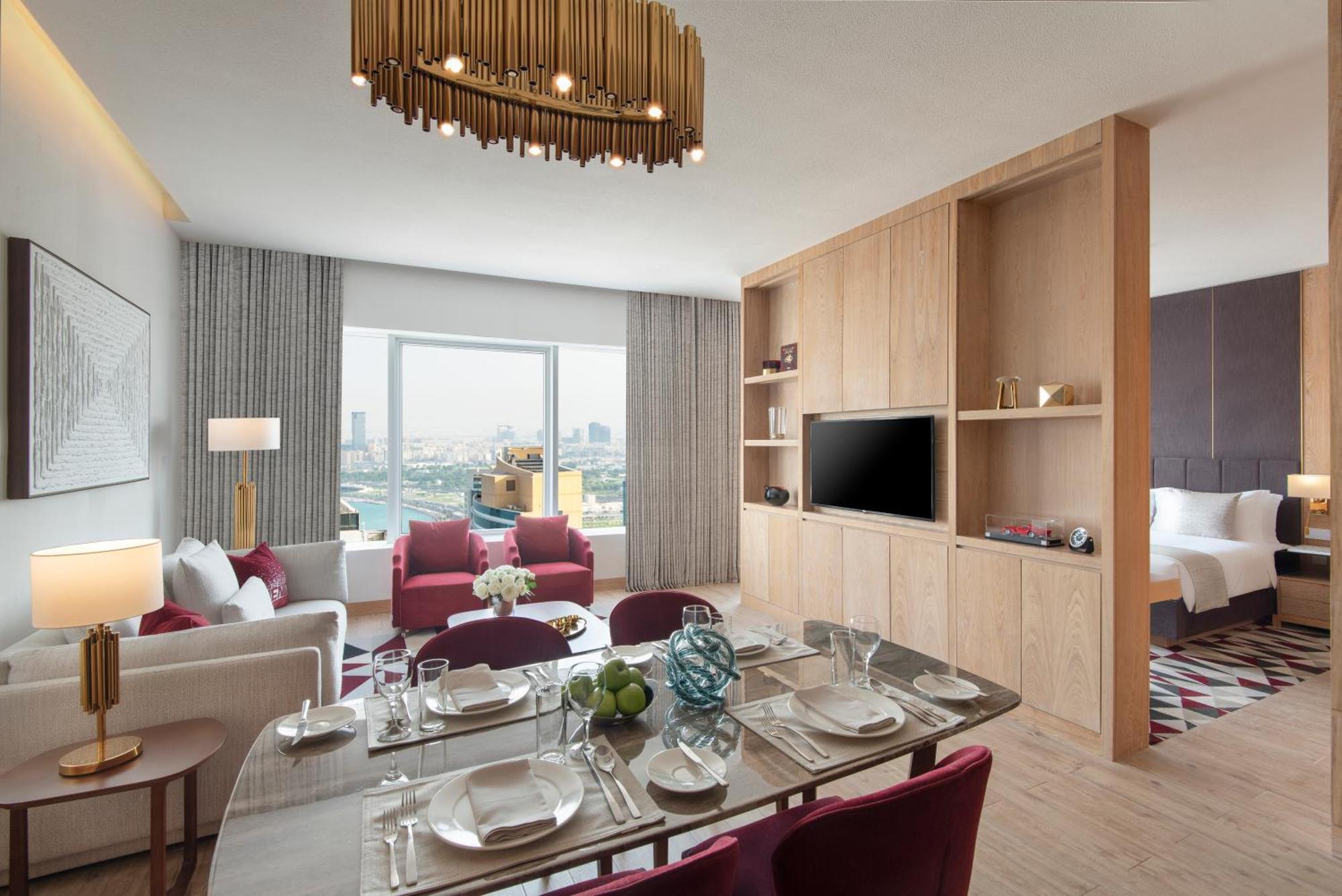 The Bentley Luxury Hotel & Suites Doha Exteriör bild A suite at the hotel